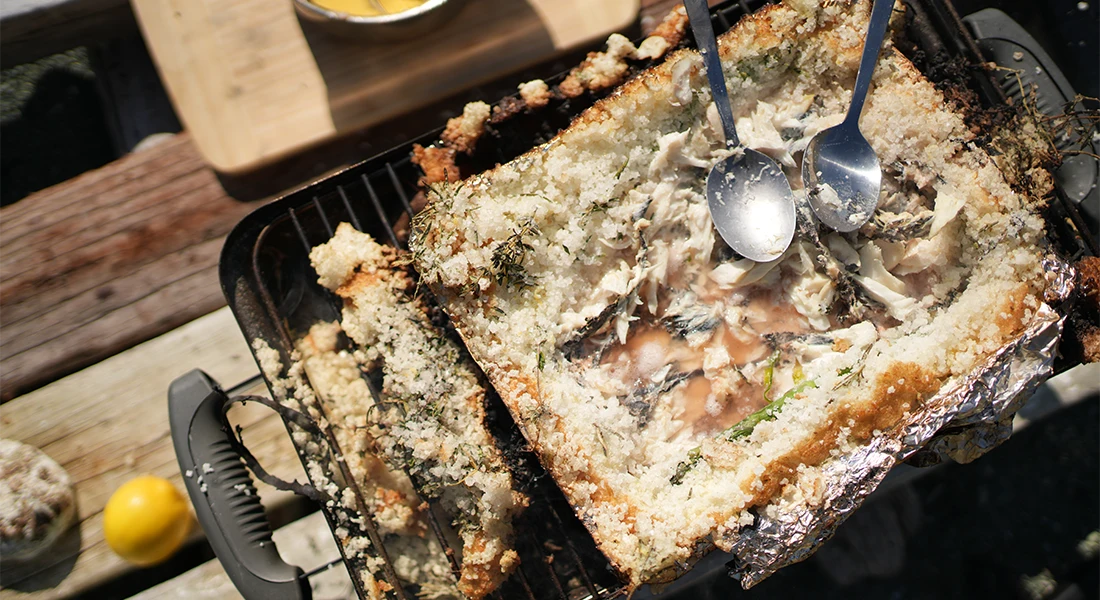 BBQ Salt Crusted Fish