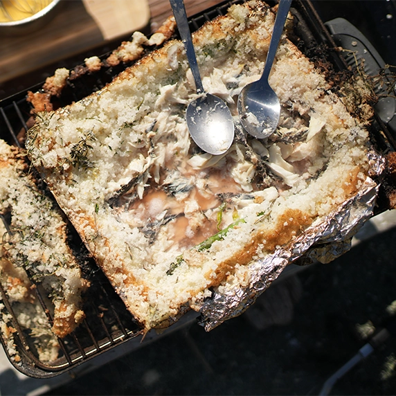 BBQ Salt Crusted Fish