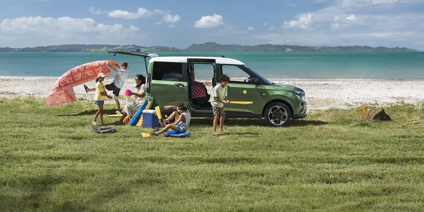 Tourneo Courier On Beach