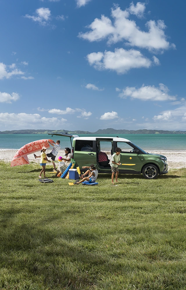 Tourneo Courier On Beach