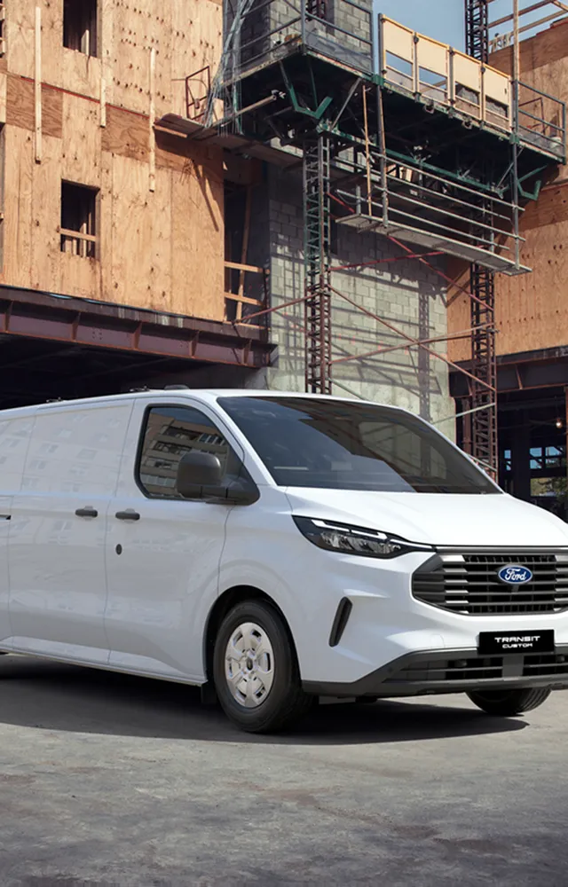 Transit Custom Trend in White