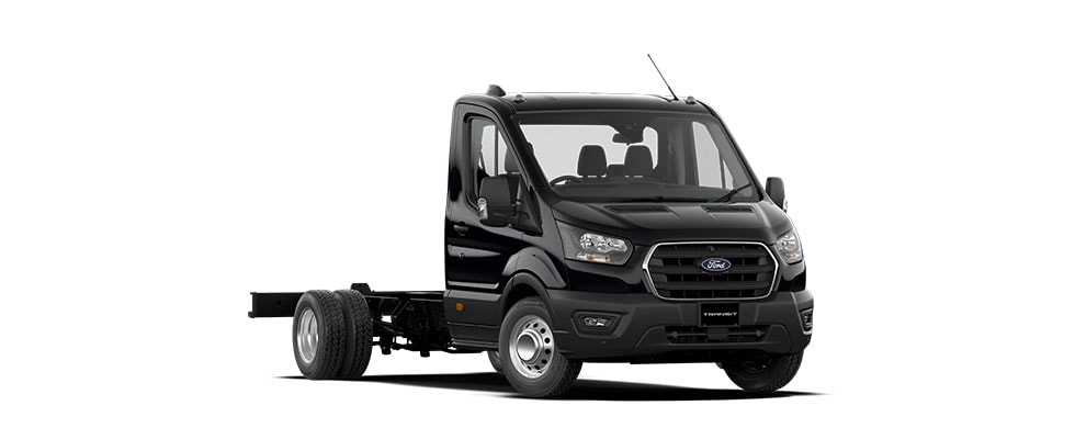 Transit Cargo Cab Chassis in shadow black