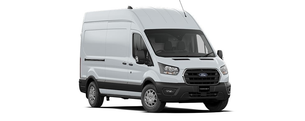 Transit Cargo Van in frozen white