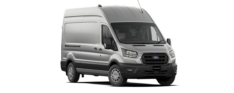 Transit Cargo Van in moondust silver