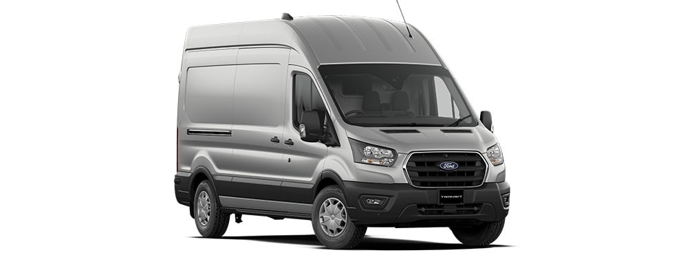 Transit Cargo Van in moondust silver