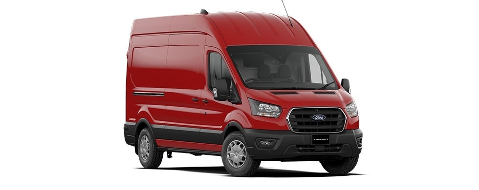 Transit Cargo Van in race red