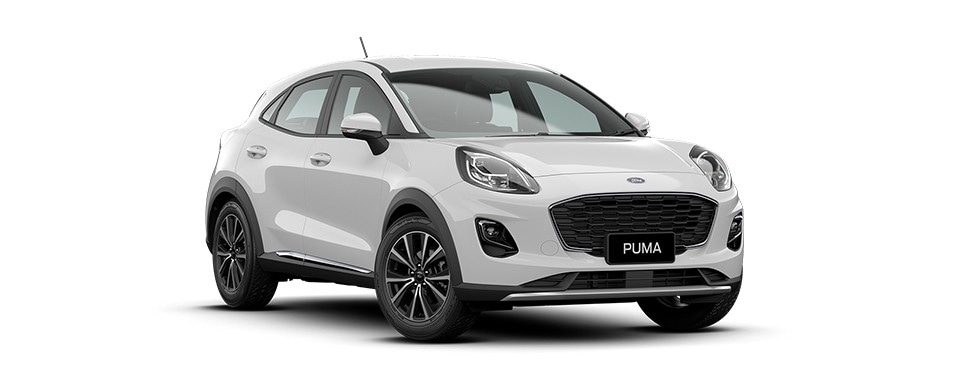 Frozen White Puma SUV