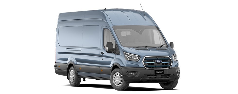 E Transit Cargo High Roof in Blue Metallic