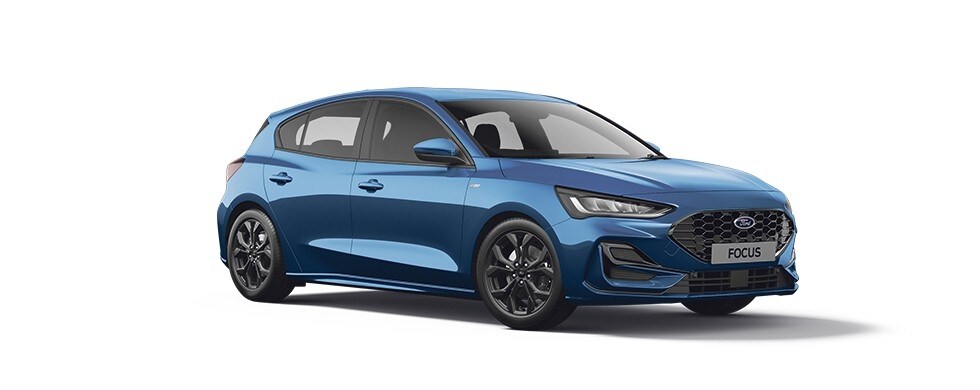 Focus ST-Line X in Desert Island Blue