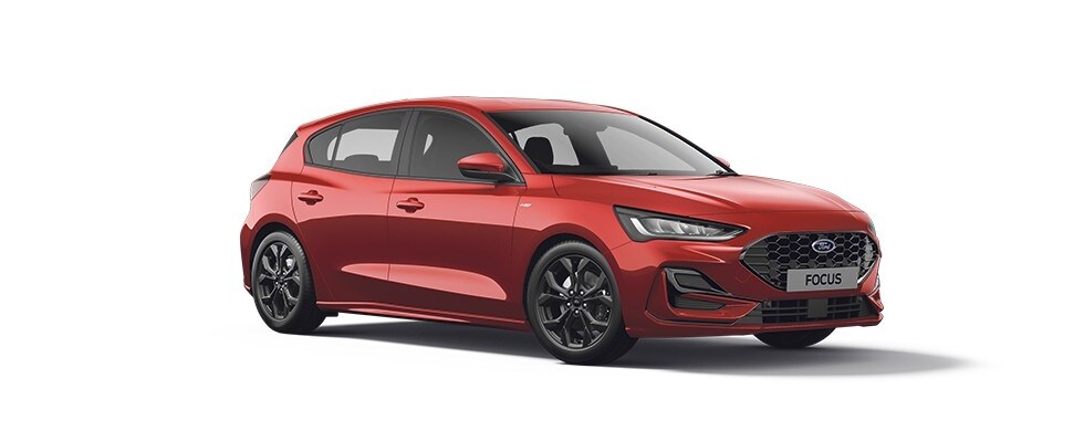 Focus ST-Line X in Fantastic Red