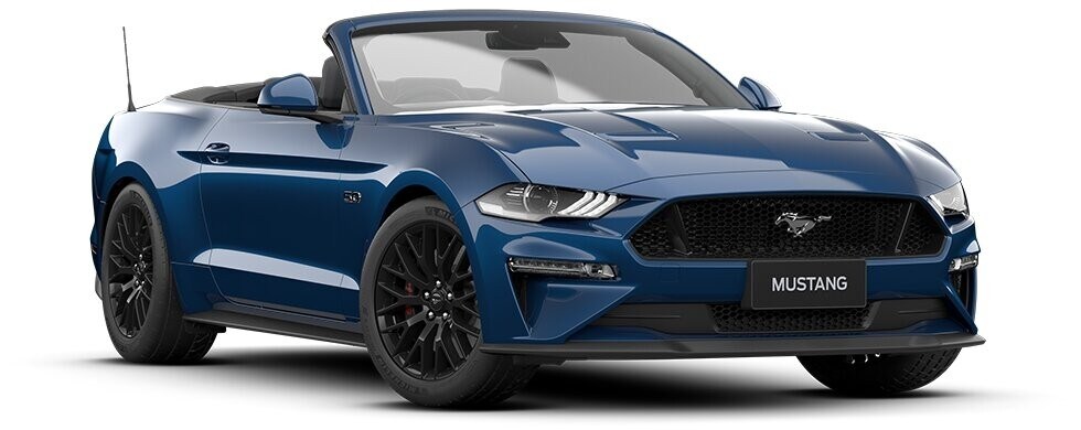 Atlas Blue Fastback Mustang