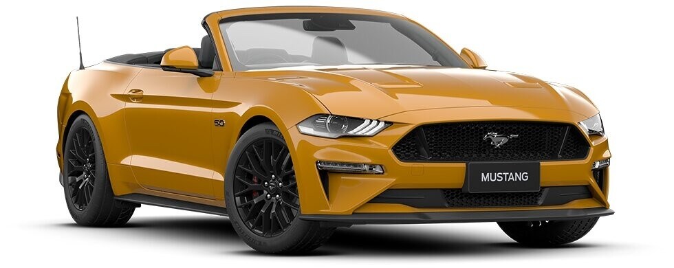 Cyber Orange Fastback Mustang