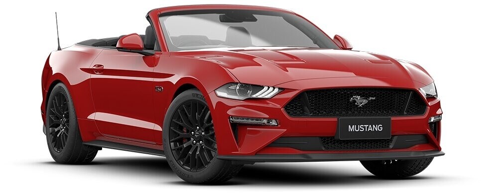 Race Red Fastback Mustang
