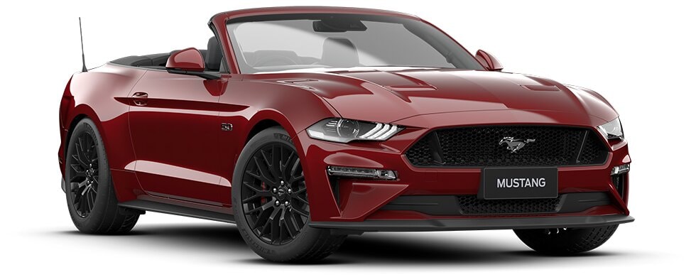 Rapid Red Fastback Mustang