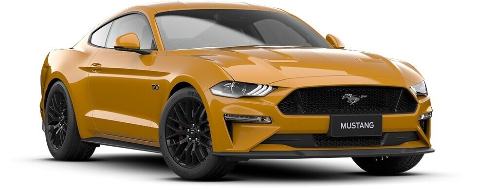 Cyber Orange High Performance Mustang