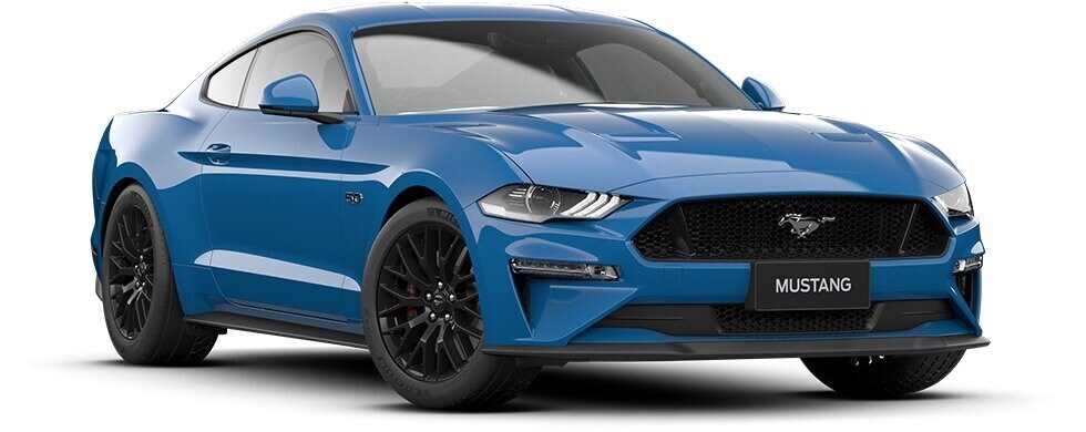 Grabber Blue Metallic High Performance Mustang