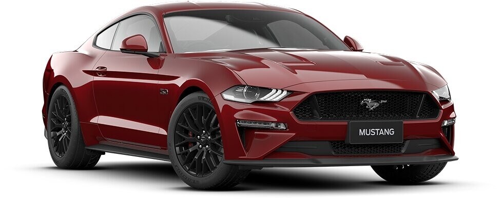 Rapid Red High Performance Mustang