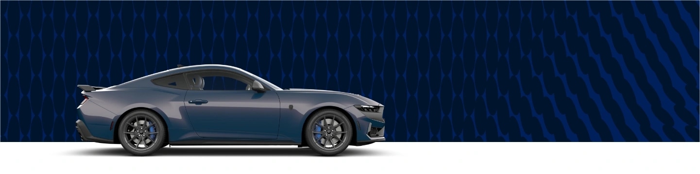 Ford Mustang Side View including build and price button