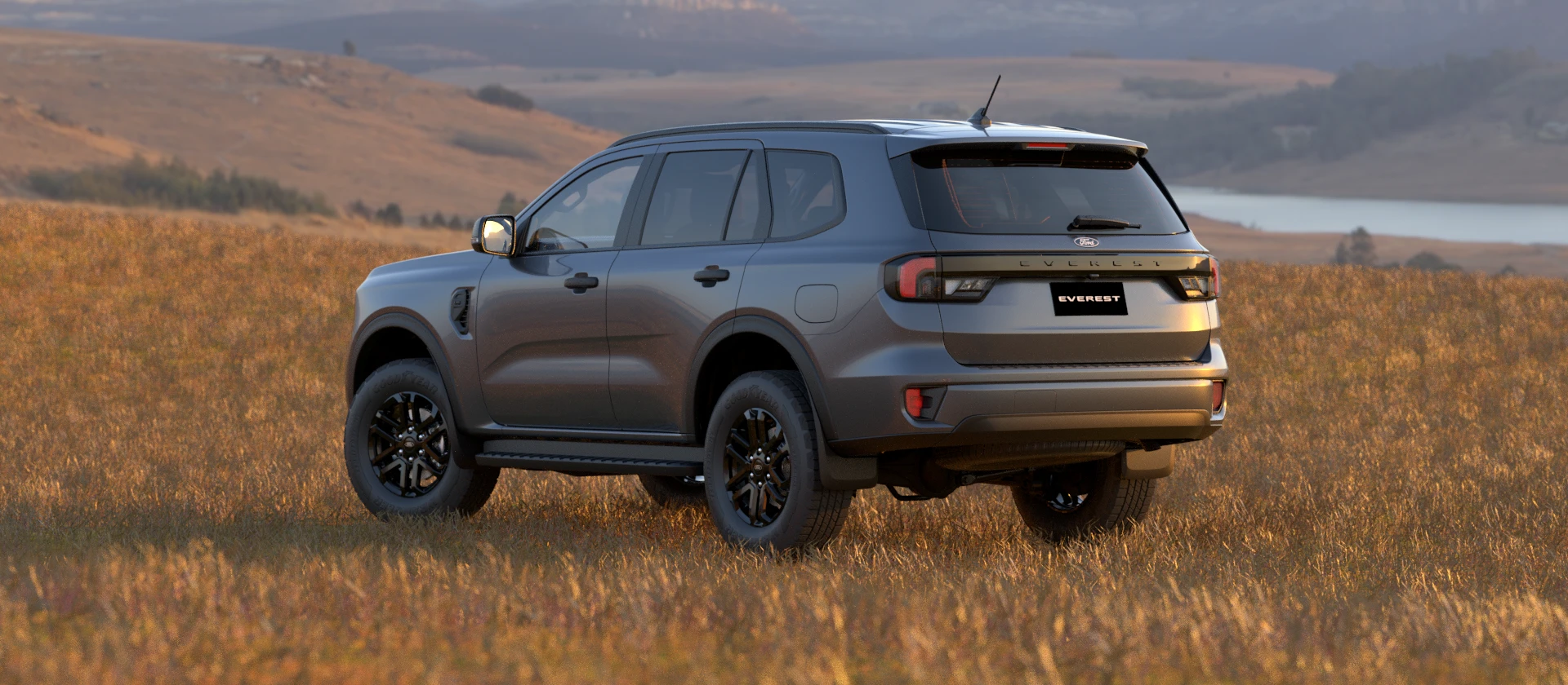 ford everest active in meteor-grey on modelpage