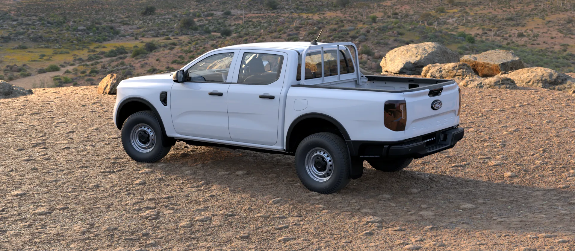 highride-arctic-white-ford on model-xl