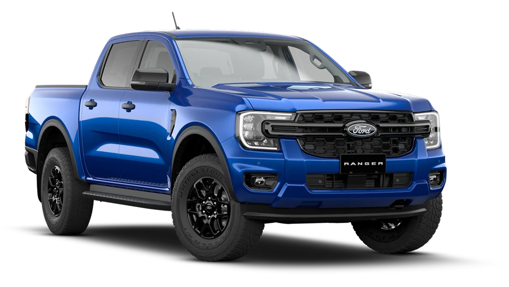 ranger side view in bluelightning