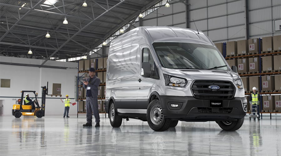 Smartest and Most Productive Next-Gen MY2019.75 Ford Transit Cargo adds AEB With Pedestrian Detection