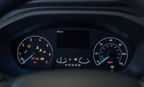semi-digital instrument cluster