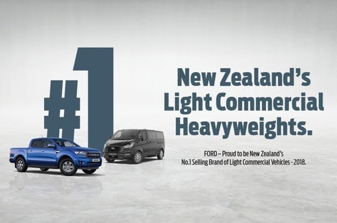 Ford Ranger becomes New Zealand’s Number 1 selling vehicle for its fourth year.  