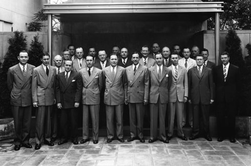 Henry Ford II becomes president of Ford Motor Company.