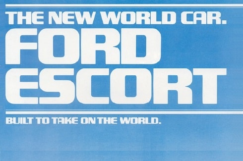 Ford begins selling the fifth-generation Escort world car.