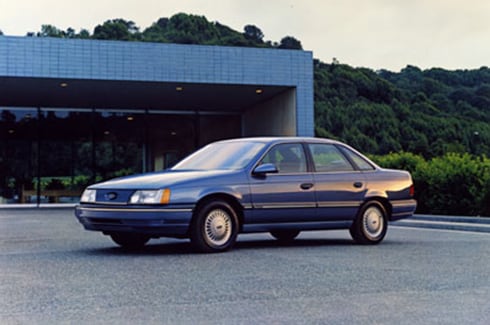 Ford revolutionizes automotive design with the Taurus.