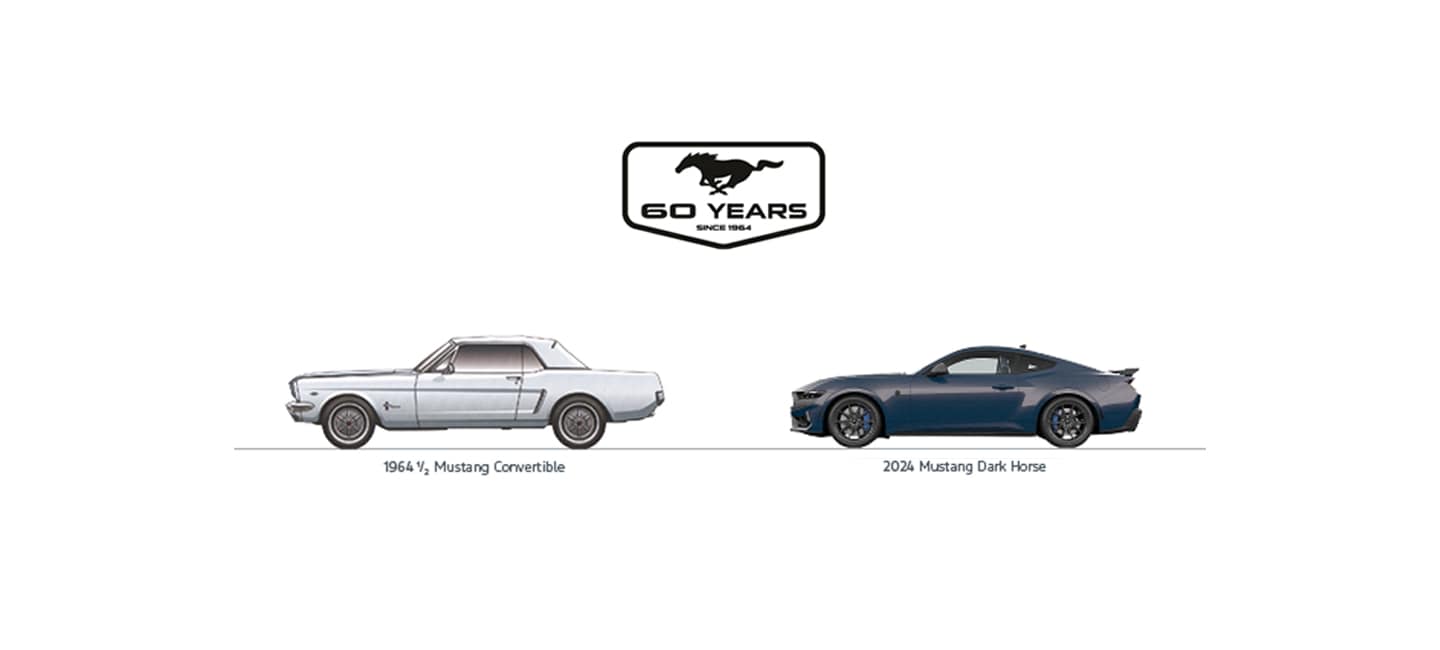 Ford mustang 60 years