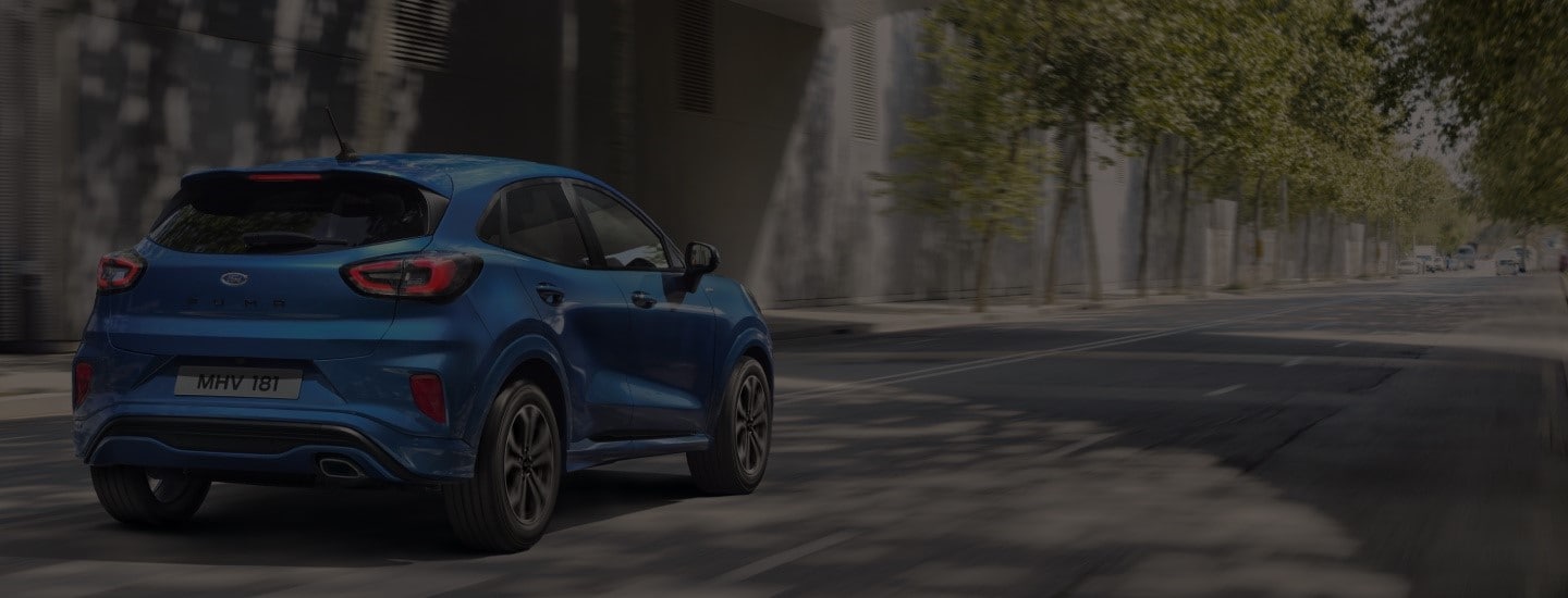 Puma ST-Line Driving City Rear  